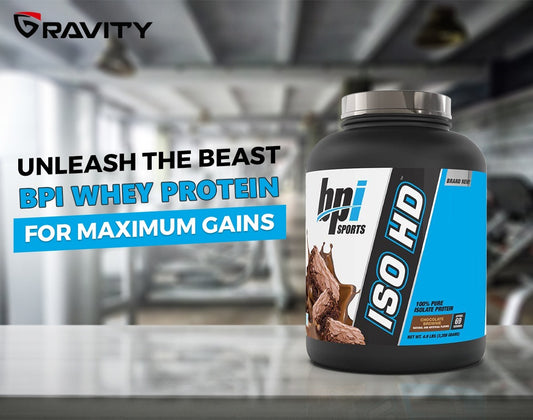 Buy BPI Whey Protein for maximum gains at The Gravity Store