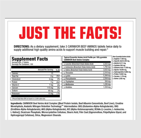 MuscleMeds Carnivor Beef Aminos