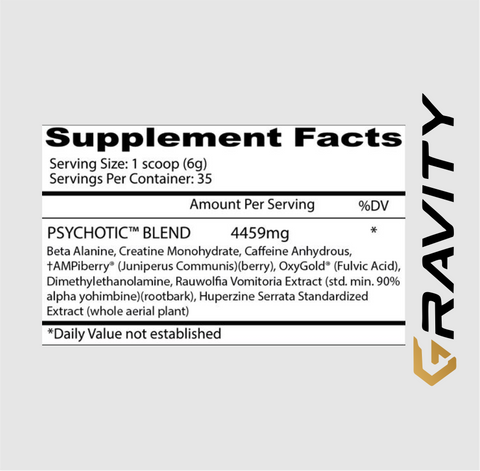 Insane Labs Psychotic Red 35 Servings