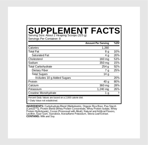Rule1 Mass Gainer