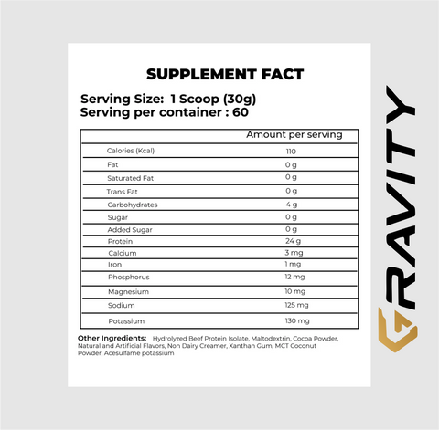 RED REX Beef Protein Isolate 4lbs