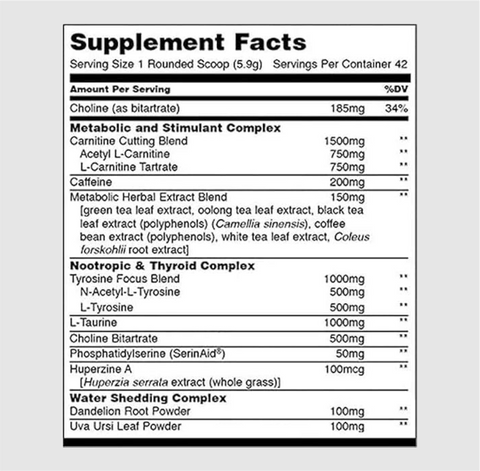 Universal Animal Advanced Cuts Powder