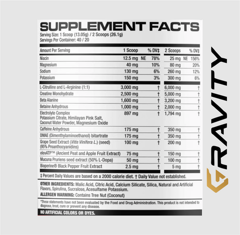 MuscleMeds Nitro Lift Pre Workout  20 Servings