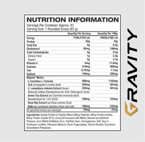 MuscleTech Nitro Tech Ripped 4lbs