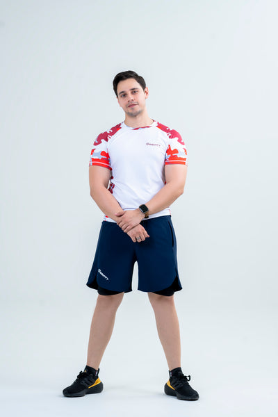 Men's Camo Tee White