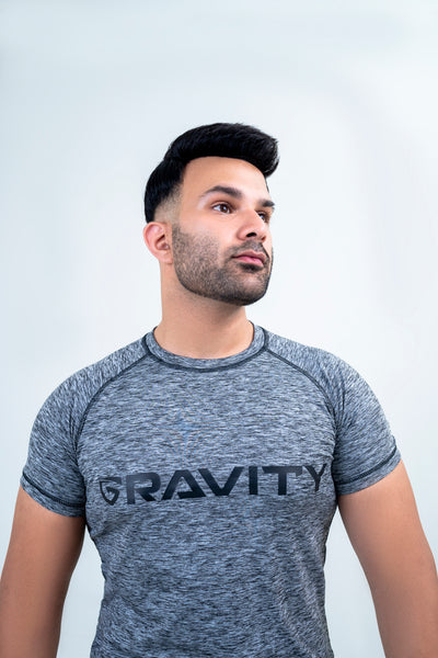 Texture Tee Dark Grey