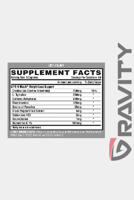 Nutrex Lipo6 Black 120 Capsules